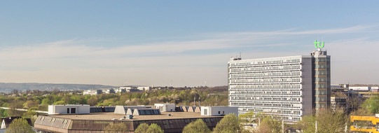 Panoramablick über den Campus.